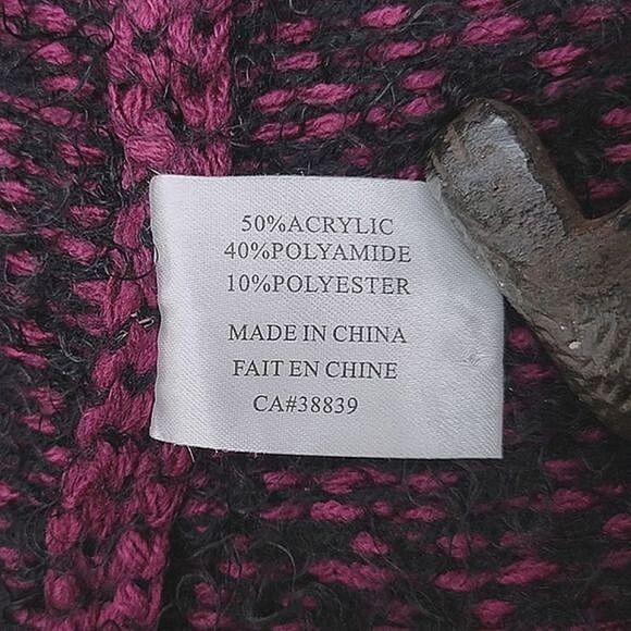 Bailey purple longline fuzzy sweater jacket size M - Picture 6 of 13